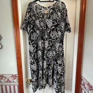 Black & White Floral Dress